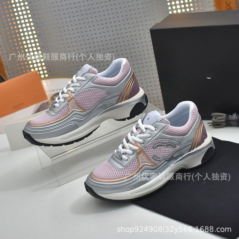 Pure original low ankle silver horn king sneakers 2026 spring fashion style thick soleretrocasualrunning shoes
