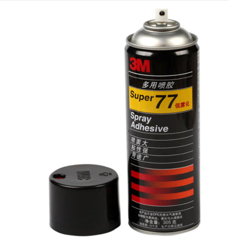 3m75/77 spray glue multi-purpose transparent spray type adhesive Spring Festival couplets car ceiling low atomization super glue