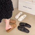 Flat-toe slippers, one-leg k-stylefashionnew arrival non-slip women's summer soft bottom muleoutwear lazy sandals
