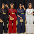 Aliexpress  new arrival speakerstraight-legpants african women's plus size jumpsuit free belt