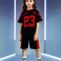 wholesale girls' short-sleeve and shorts sets, fashionable spring, summer, and autumn outfits for girls
