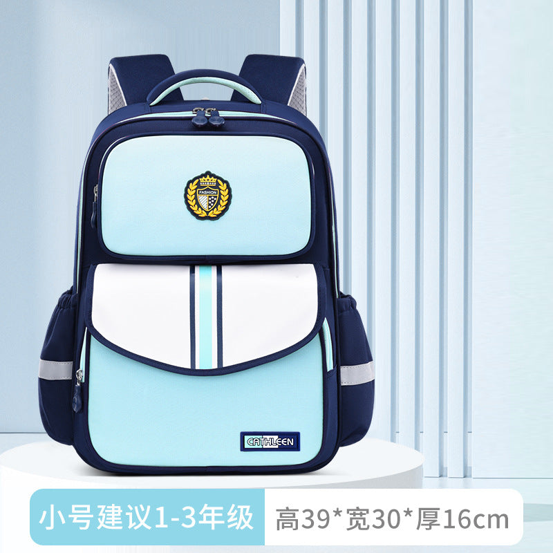 New primary school schoolbags for children in grades 3-6 to reduce the burden and wear-resistant Shaodong students  wholesale, light and cute