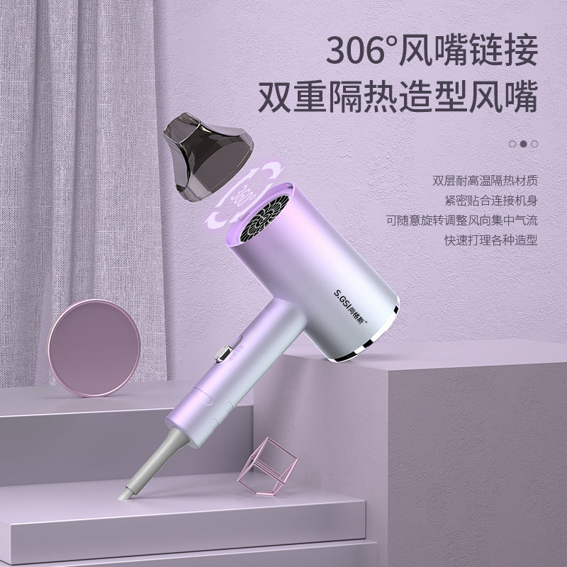 hair salon hair dryer for home dormitory hotel high-power hair dryer 110v hot and cold air high-speed hair dryer