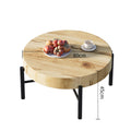 Small coffee table, living room sofa, balcony, bedroom bedside table, medieval retro log style corner table, low table