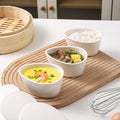 Ceramic household stew pot steamed egg with lid restaurant tea snack steamer special creative water drop steaming bowl egg custard dessert bowl