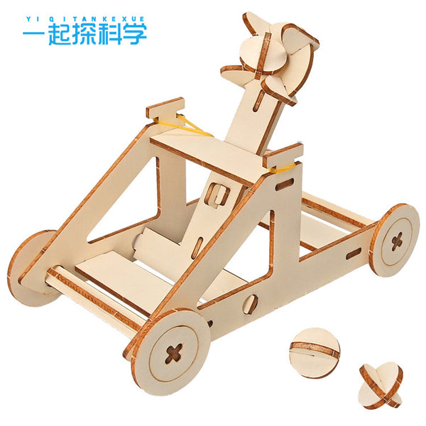 Catapult DIY handmade technology small production children and students physics fun experiment teaching toy model material package