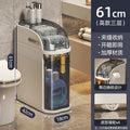 Bathroom slit storage cabinet drawer type toilet narrow slit storage cabinet plastic bathroom slit cabinet ultra-narrow narrow side cabinet