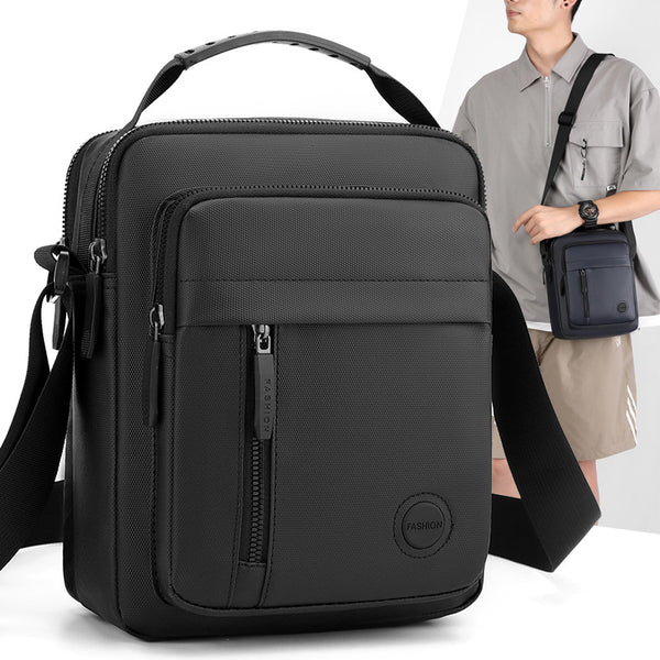 New trendy small satchel men's bag backpack messenger bag men's casual lightweight shoulder bag slash shoulder bag men's bag