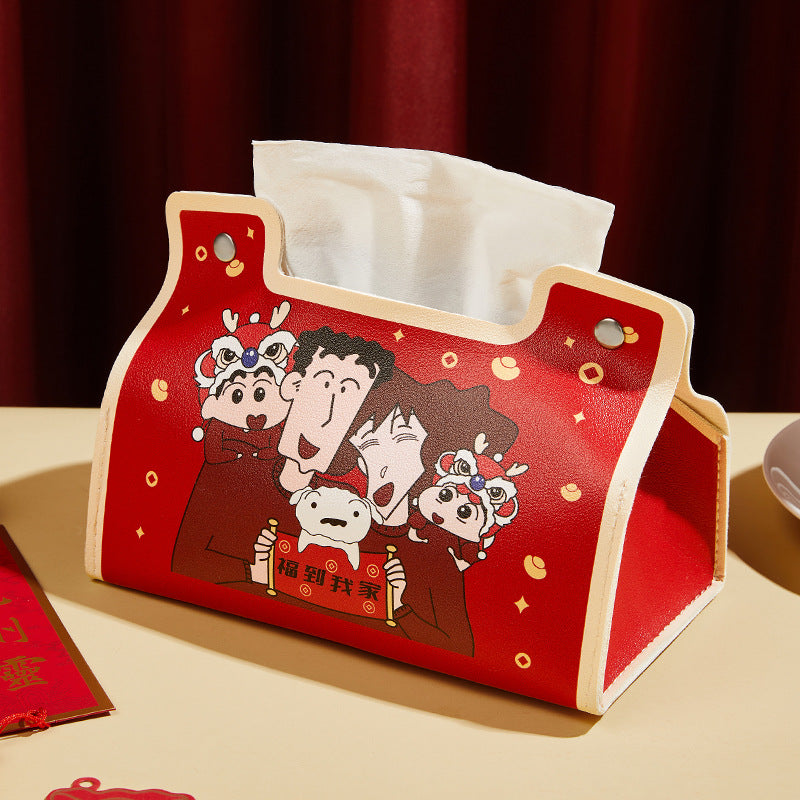 New Year's festive carton thriving wedding room wedding celebration decoration storage box Chinese home furnishings gift box