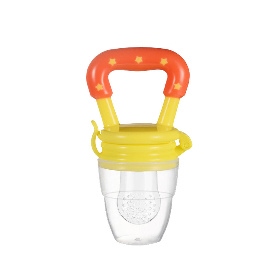 Directly from the manufacturer, baby fruit and vegetable music, fruit complementary food bite music, silicone mesh bag baby feeding tableware