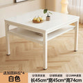 Dining table double-layer small table square table for home desk computer table small apartment dining table chess and card room mahjong table