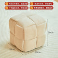 Entrance soft bag shoe changing stool for home door sofa stool bench popular fitting room stool makeup stool