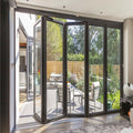 Heavy-duty folding doors available nationwide: wind-resistant, thickened aluminum alloy sliding and swing doors for hotels, clubs, shops, and villas