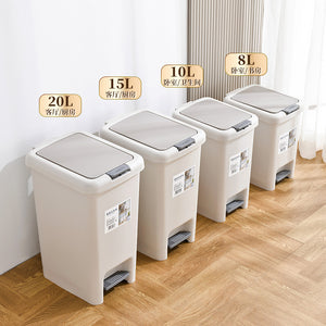 Trash can for home bathroom kitchen toilet with cover foot pedal large capacity bedroom living room dormitory modern casual