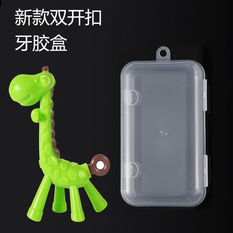 Directly from the manufacturer Deer Toothpaste Storage Box Transparent Box Baby Chew Le Toothpaste Storage Box pp Plastic Storage Box