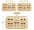Luya socket panel multi-hole multi-function usb socket converter plug dormitory plug plate with long cord plug-in plate