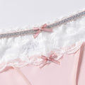 Amazon export plus size panties women's pure desire thin women's sexy lace plus size loose low waist briefs