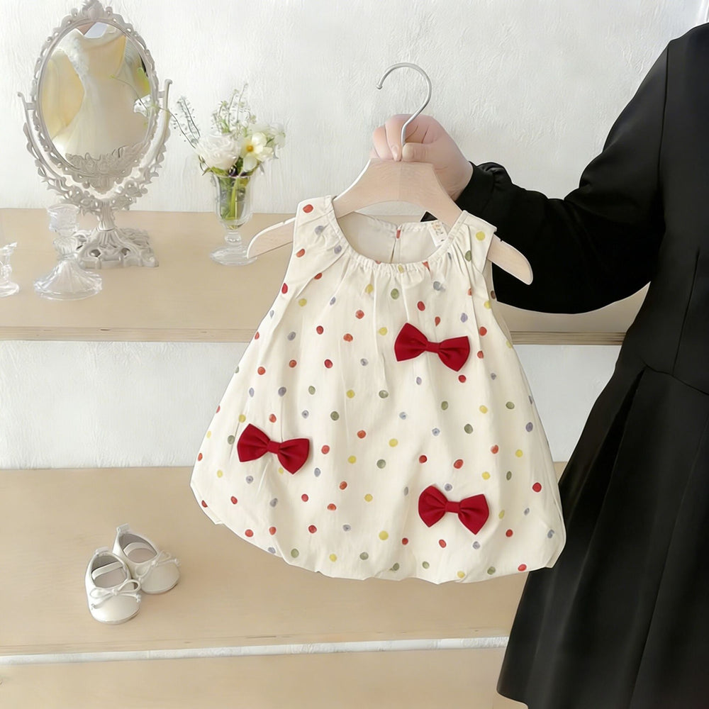 【dropshipping】summer baby girl dress infant first birthday party dress tulip skirt little girl vest dress girls' dress