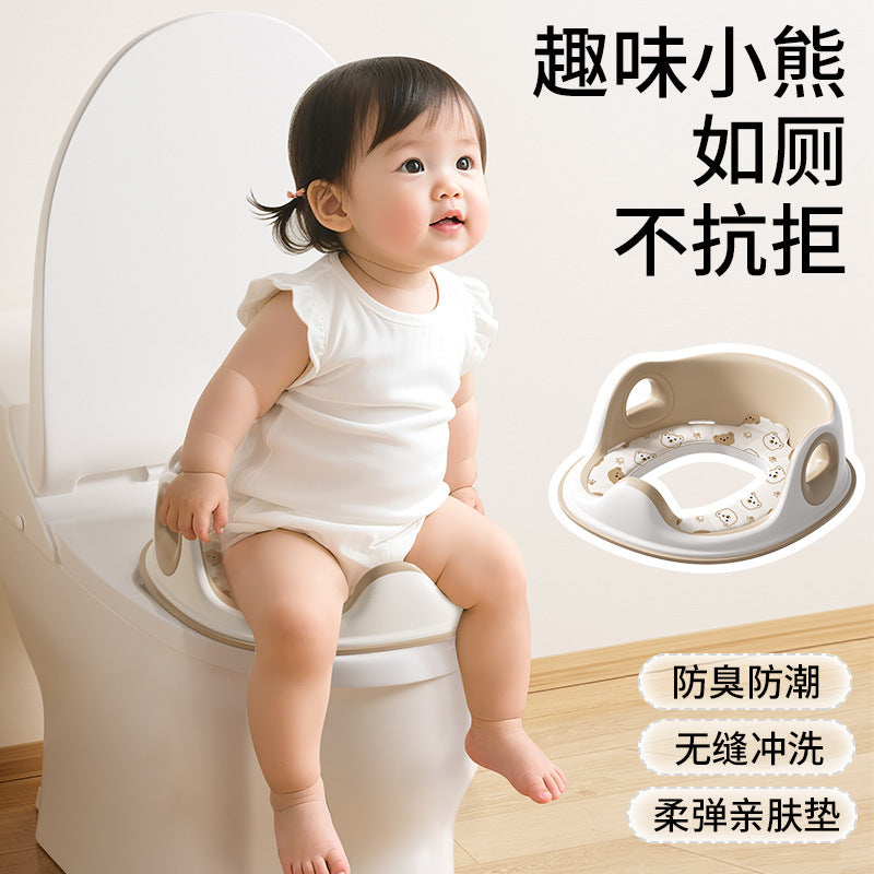 Baby potty training seat - eva soft cushion for boys and girls - portable toilet for home use