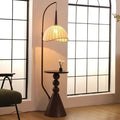 American retro fishing floor lamp living room sofa side storage rack coffee table grapefruit lamp medieval style bedroom bedside lamp
