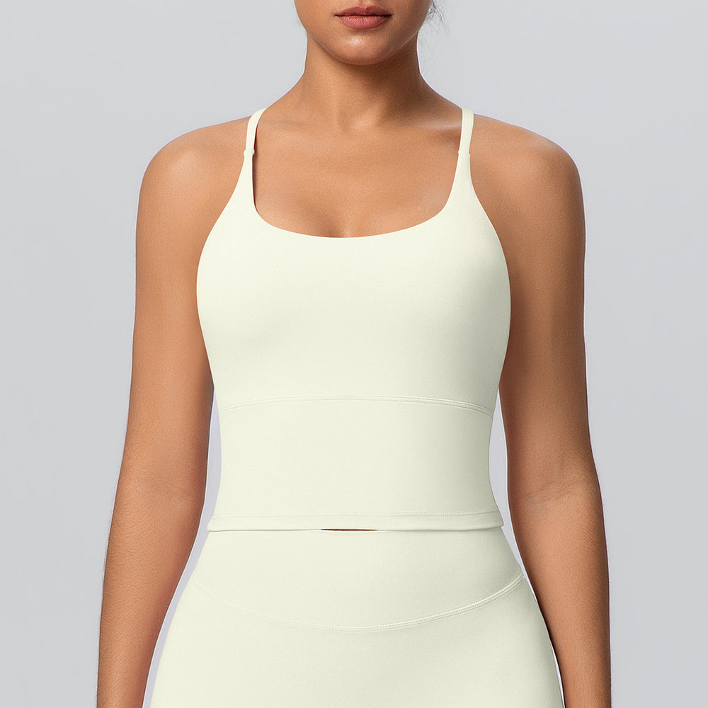 New arrival cross back yoga bra quick-drying cloud-like tight sports topsoutwearcasual running fitness vest