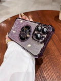 Dark purple [glitter + magnetic attraction]