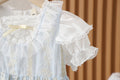 Girls' summer princess dress  new korean style little girl's dress children's sweet tulle skirt gown