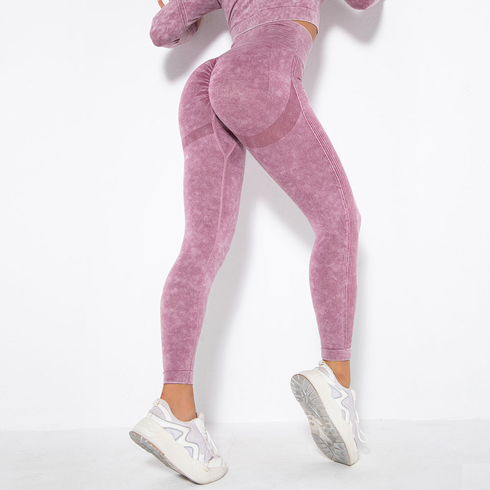 Ready-to-ship european and american style seamless, washable, moisture-wicking, sexy peach lift, sweat-wicking yoga pants, workout leggings, and base layer leggings