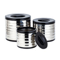 Stainless steel insulated lunch box - portable, large capacity, three-piece set for office workers - wholesale