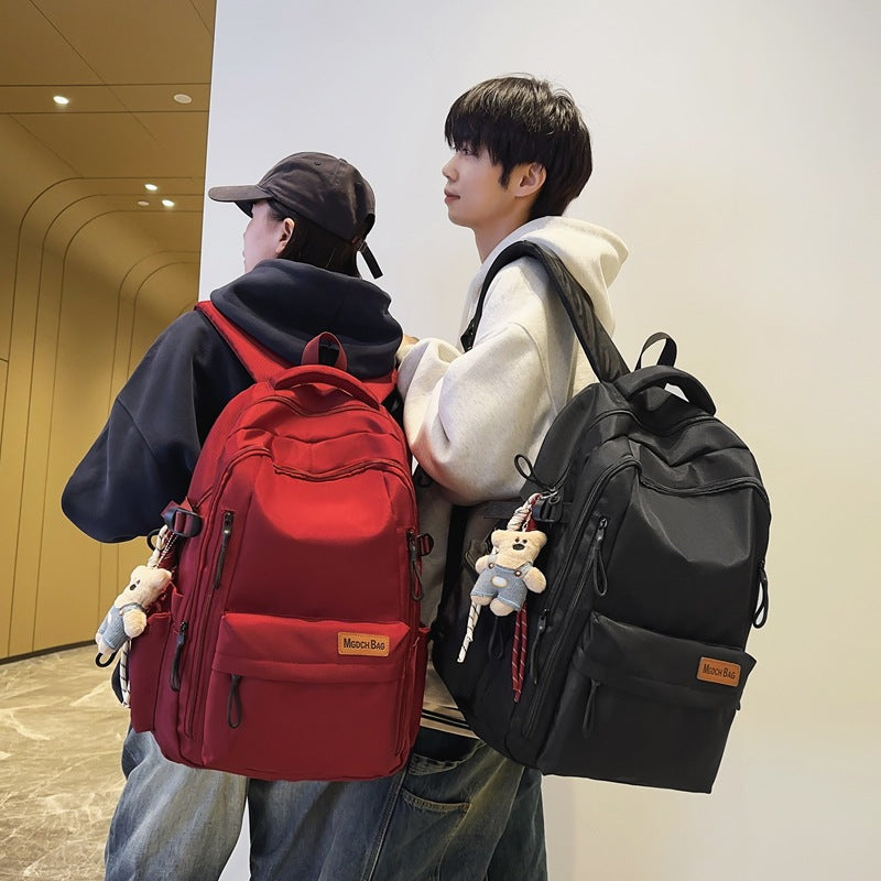 New high school students reduce the burden of backpacks, large-capacity student schoolbags, women's leisure travel, mountaineering backpacks, men's