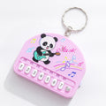 Mini pocket piano kids electronic keyboard - playable, light-up, creative, high-value keychain charm toy