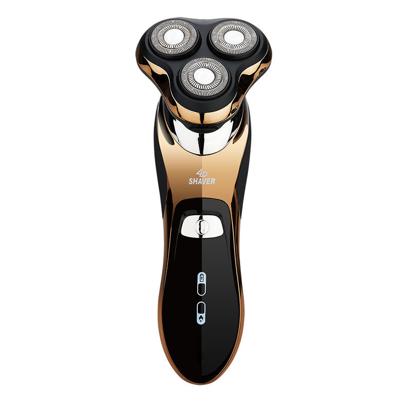 Electric shaver with triple blade heads, fully washable, rechargeable, 50-minute battery life, men's wholesale rechargeable razor