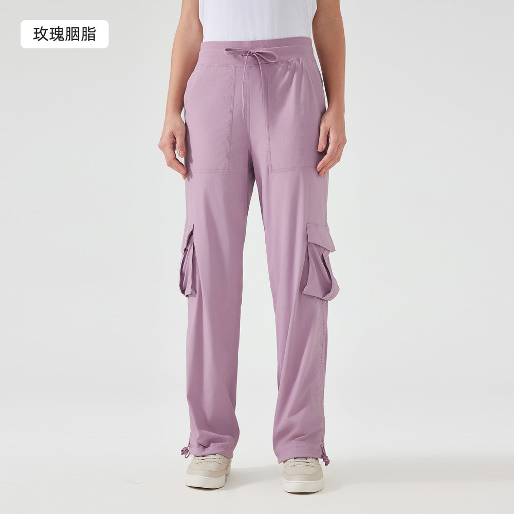 New outdoor running trousers - lightweight, quick-drying, multi-pocket, wide-leg cargo casual pants d25001