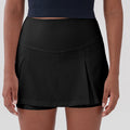 Fashion tape tight elastic yoga shorts a-line sports skirt golf skirt high waist sports skirt
