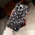 Full screen pink star hole vortex suitable for apple 17 mobile phone case iphone14promax glitter hard case 16