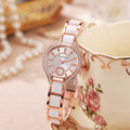2025 year of the snake: hot women's fashion pieces are here! alloy ceramic quartz watches with stainless steel bands - wholesale