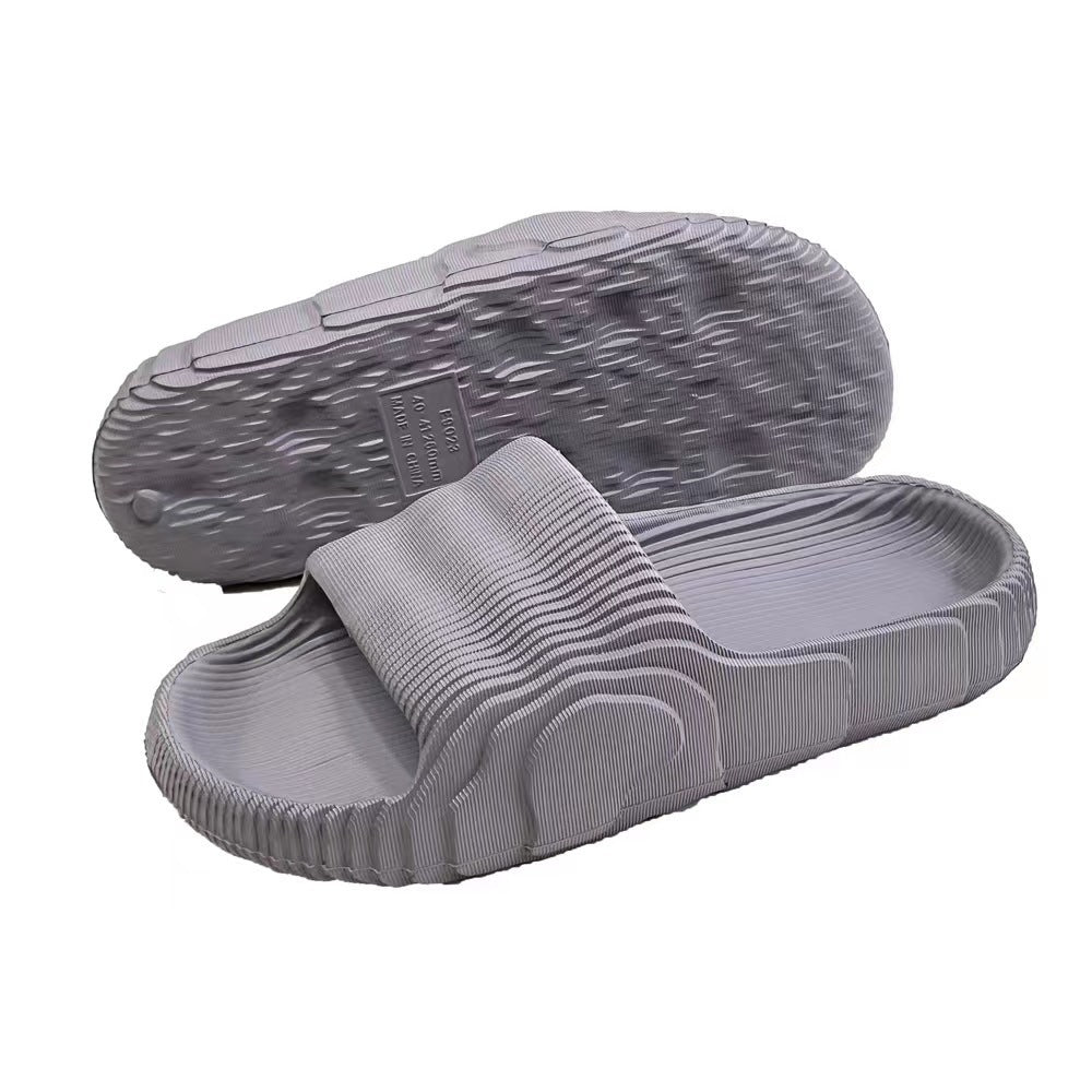Summernew arrivaltrendy flip-flops kanye stepped on shit slippers plus sizek-stylefashionthick soleeasiest for matchcouple slippers
