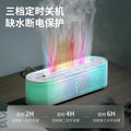 2025 cross-border colorful flame aroma diffuser - automatic scent sprayer, home desktop high-mist humidifier & diffuser