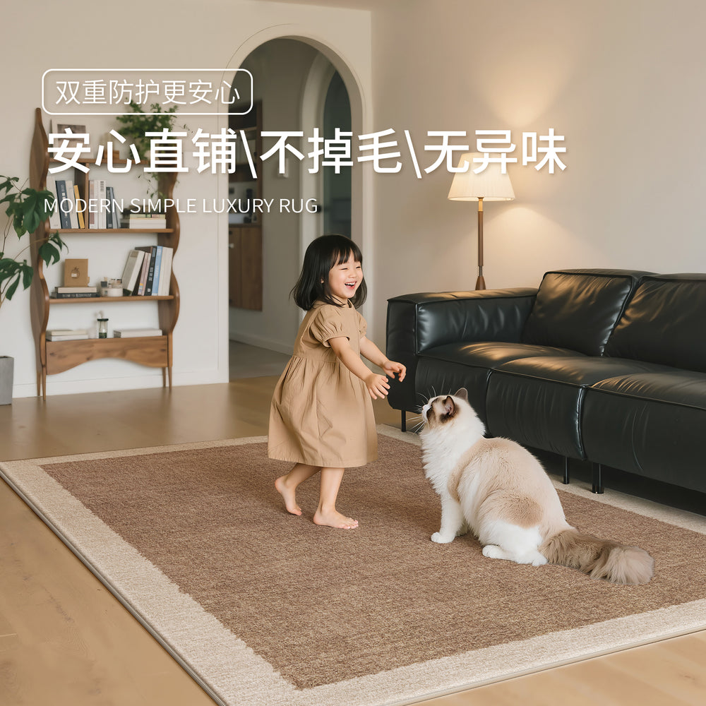 Carpet living room bedroom new arrival no-wash waterproof wipeable warm layout large area full floor medieval style soundproof floor mat