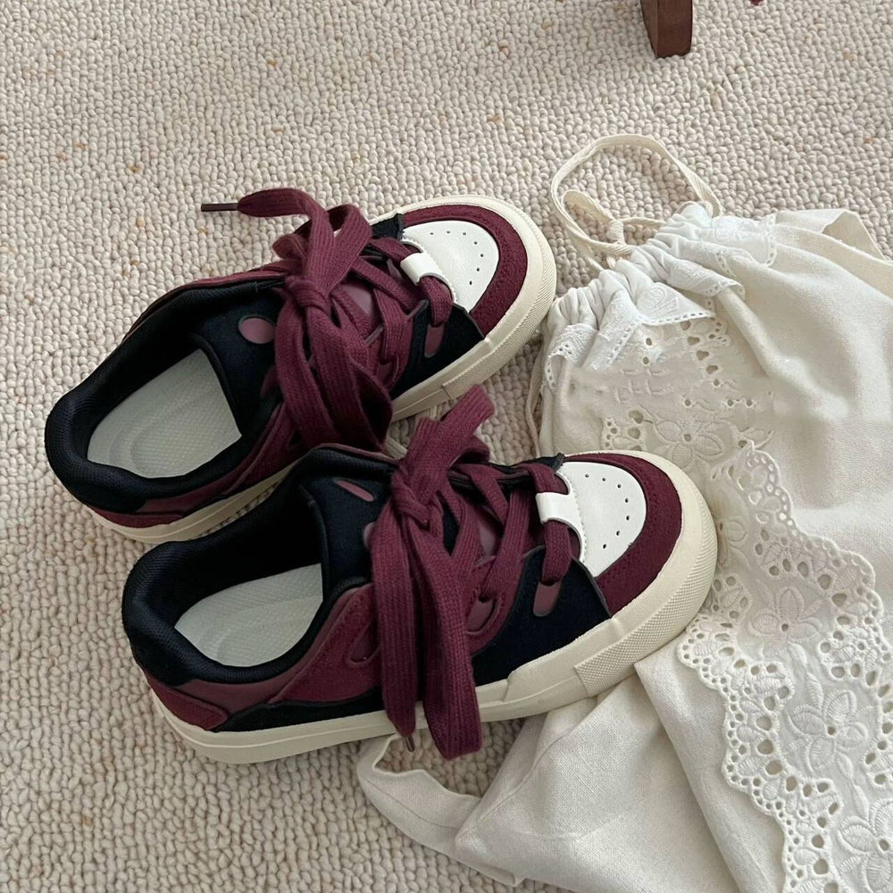 Dopamine sneakers women's 2026 spring new bread shoes easiest for matchniche stylethick sole heightened sports casual white shoes