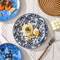 European-style ins banquet creative plating steak plate restaurant hotel for home artistic western food plate flat plate