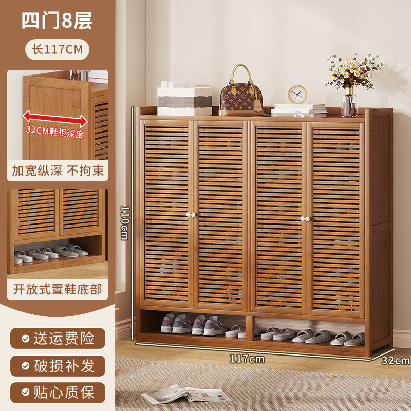Simple shoe rack at home, large-capacity shoe cabinet at the door, cabinet for storing shoes, dustproof 40 pairs of shoes, new door cabinet