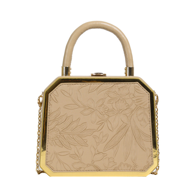 Niche style foreign style bag for women 2025new arrivalfashion texture satchel bag crossbody shoulder bag easiest for match box bag