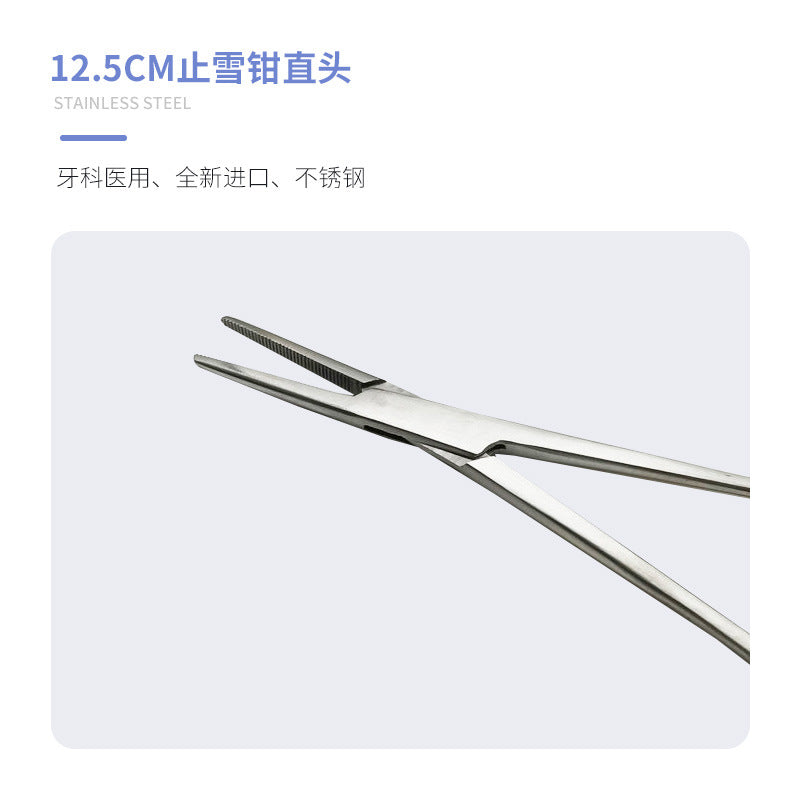 12.5Mm Needle Holder, Bending Pliers 700 pcs Stainless Steel Mouth Pliers Anti-Slip Clips Tool Tweezers