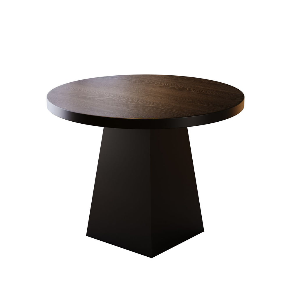 Second-hand style solid wood dining table square table round table tea table ash embossed small apartment normcore design dining table coffee table