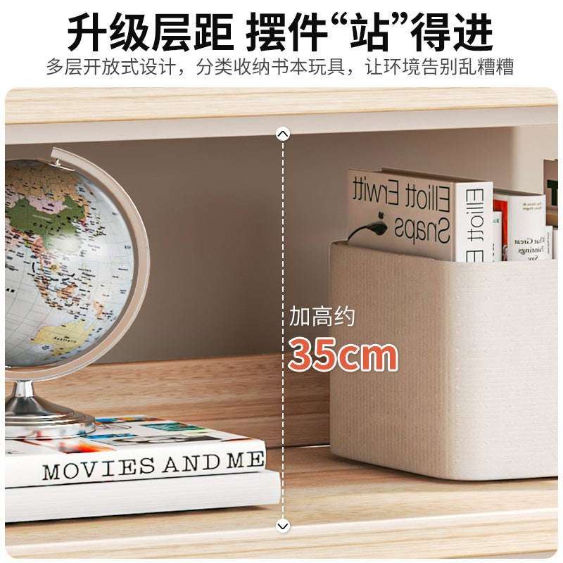 Shelf Shelf Floor Office Multi-layer Storage Shelf Locker Next to Desk Low Cabinet Household Shelf Display Cabinet