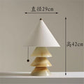 Pyralis creative art jade table lamp - natural nordic light luxury for bedroom, study, b&b, villa, and living room decoration