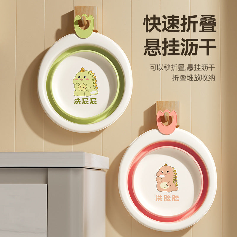 Factory direct foldable washbasin - portable baby wash basin, plastic household infant basin