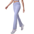 pleated micro-flare yoga pants, high-waisted, butt-lifting, dance and casual pants, fashionable tight-fitting fitness leggings for women