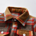 Japanese and korean style children's shirts - new export collection: kids' shirts, turn-down collar, boys' plaid long-sleeve flannel shirt